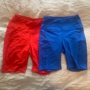 BUNDLE (X2) Year of Ours biker shorts